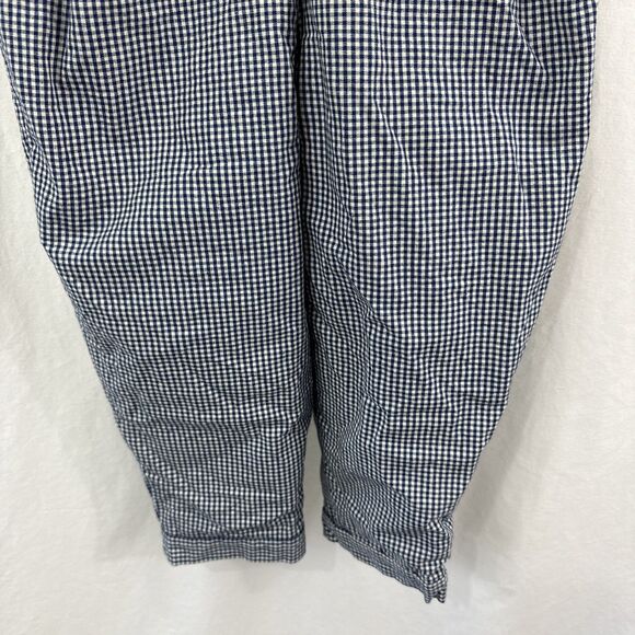 Toddler Kids Blue Gingham Print Overalls Jumper Handmade Size 4T Unisex - Picture 11 of 13